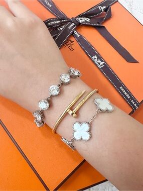 Silver Crystal Tennis Bracelet